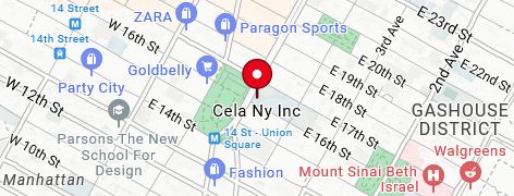 Map of cela